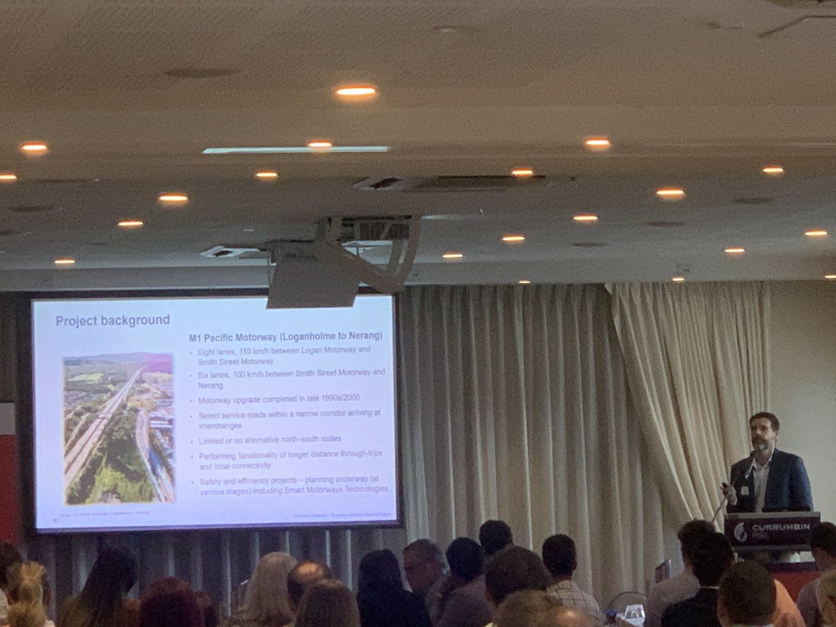 Coomera connector update. <a href="/TMRQld/">Transport and Main Roads Queensland</a> Malcolm Tilgner <a href="/EngAustralia/">Engineers Australia</a> Gold Coast committee member presenting. #infrastructure #engineering