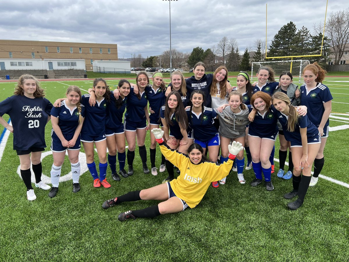 Mlle Milicevic (@milicevicmlle) on Twitter photo Junior Girls Soccer kicked off their first season game with a big win today! Next game, tomorrow after school! GO IRISH!! ⚽️ <a href="/NotreDameHCDSB/">Notre Dame HCDSB</a> <a href="/NDIrishAthletes/">Irish Athletics</a> Junior Girls Soccer kicked off their first season game with a big win today! Next game, tomorrow after school! GO IRISH!! ⚽️ <a href="/NotreDameHCDSB/">Notre Dame HCDSB</a> <a href="/NDIrishAthletes/">Irish Athletics</a>