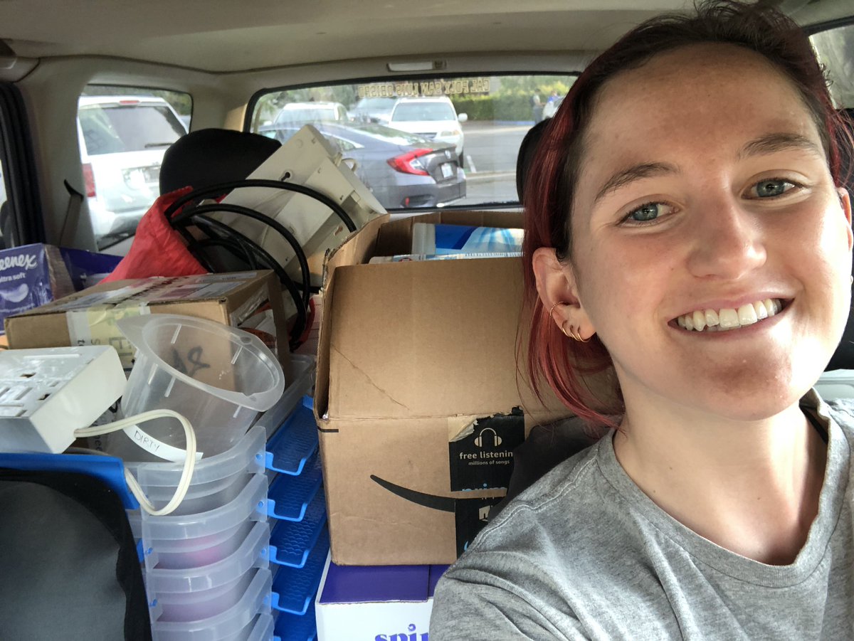 ScienceWithSav's tweet photo. Feeling joyfully exhausted after packing my car to the brim with research equipment for my MONTH in the MOJAVE DESERT 😭🥳🤩🤪🤓 #science #research #ILoveLizards 🦎 https://t.co/qqvfHNtdh5