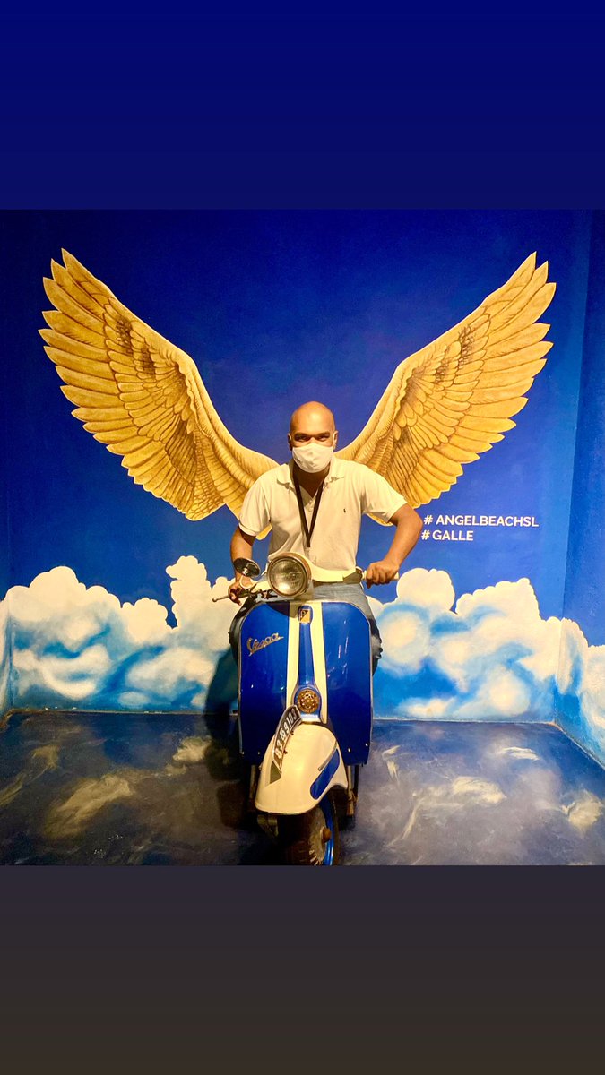 easwaranrutnam's tweet photo. With the fuel crisis you need wings these days to take you places 😀
#Srilanka #lka #Galle #AngelBeach #CrisisLK #worklife https://t.co/2f4cRExtGX