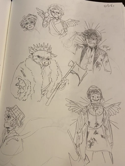 that quackity one i think was a study from someone else's fanart but i have no clue who i'm so sorry. i think. the pose i did myself but i don't remember 
