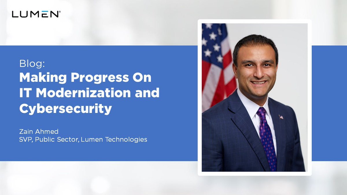 MollyClemen's tweet photo. Learn why IT modernization in the federal government can be so complex and how agencies can overcome these roadblocks in @ZainAhmedDC’s latest blog. #ITMod #zerotrust #cybersecurity  https://t.co/LfjJPBrXPY https://t.co/h2oP7Dp7S0