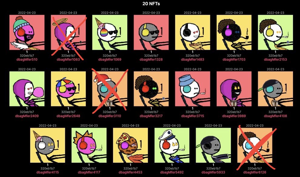 Yes, we are giving away 17 <a href="/DbagMfers/">DBAG MFERS</a> to 17 Lucky Lions Holders! Each unlisted Lions = 1 raffle ticket/chance 🦁

#LuckyLions #Cardano #CNFT #CardanoNFT