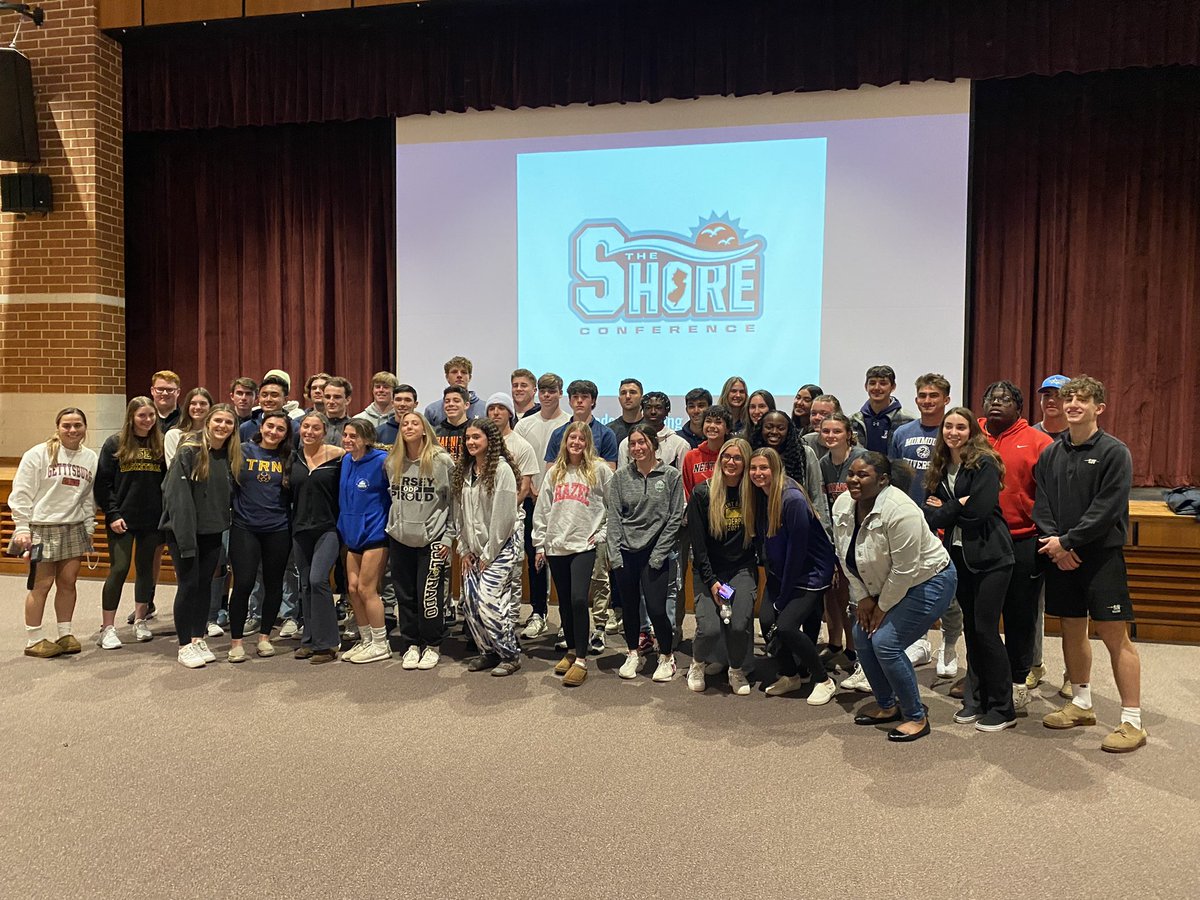 Awesome job by our <a href="/ShoreSports_NJ/">Shore Conference</a> Student Ambassadors tonight! Especially <a href="/BrickMemorialHS/">Mustangs</a> rep Luke Braaten <a href="/lukeb612/">luke braaten</a>!! 
Got some good ideas &amp; ready to push forward with some student-athlete centered initiatives!!
Thank you to <a href="/CNHSAthletics/">Colts Neck Athletics and Activities</a> and <a href="/TH__Monarchs/">Trinity Hall Athletics</a> for leading the way