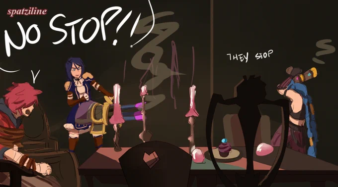 Poor Vi... #arcane #arcanefanart #vi #jinx #powder #caitlynkiramman 
