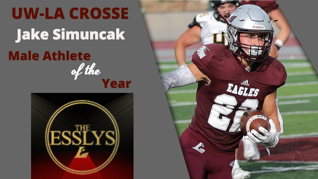 UWLAthletics's tweet photo. Congratulations to @UWLEagleFB Jake Simuncak, the 2021-22 Male Athlete of the Year. He earned a pair of All-America honors this season and was selected the 2021 WIAC Special Teams Player of the Year. https://t.co/IHq4WjkQqG