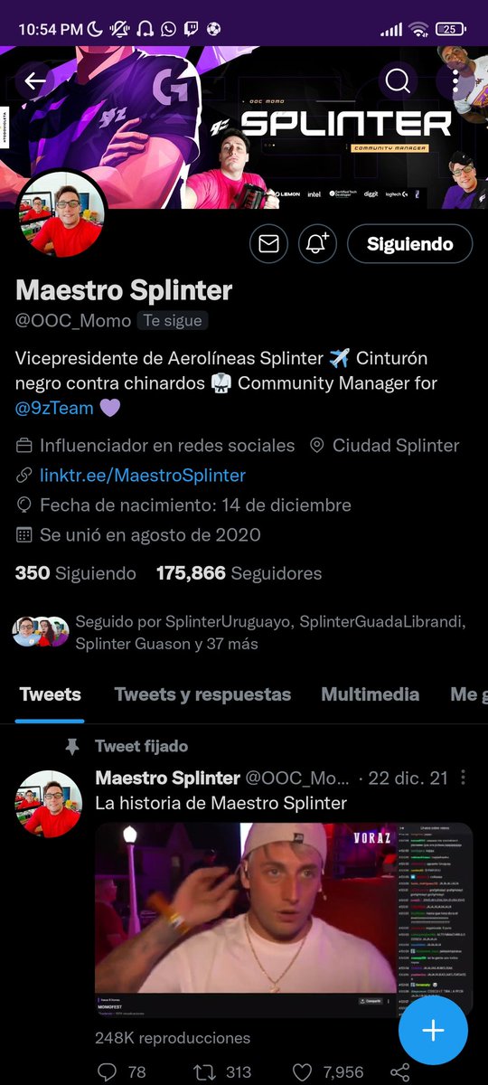 Que linda motivación para volver. Gracias por seguirme Sensei 🙏 <a href="/OOC_Momo/">Maestro Splinter</a>