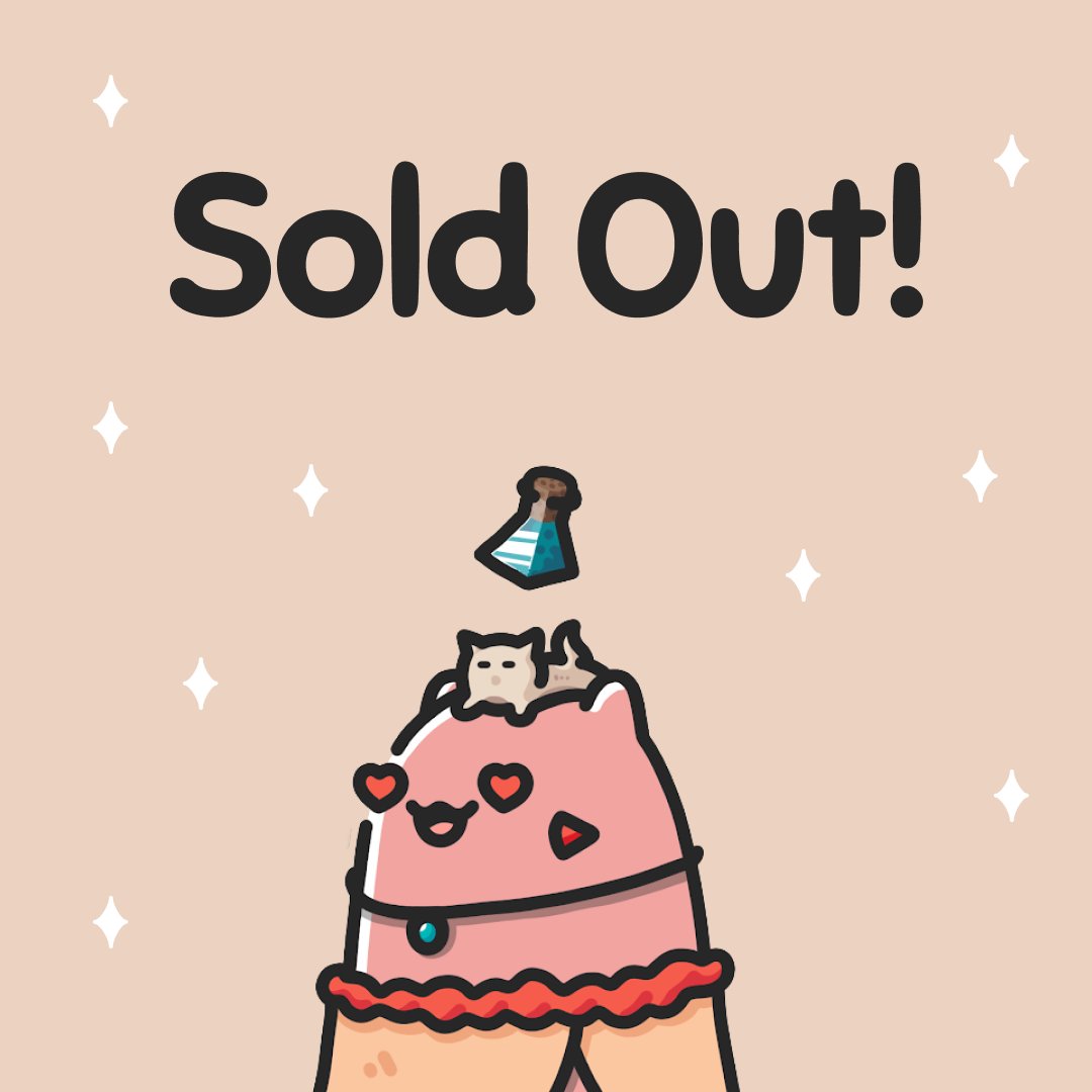 WE ARE SOLD OUT!! THANK YOU SO MUCH EVERYONE 🐟

We're so excited for what's to come next 💖

Make sure you join our discord (link in twitter bio) to read more about our upcoming plans! 🔮