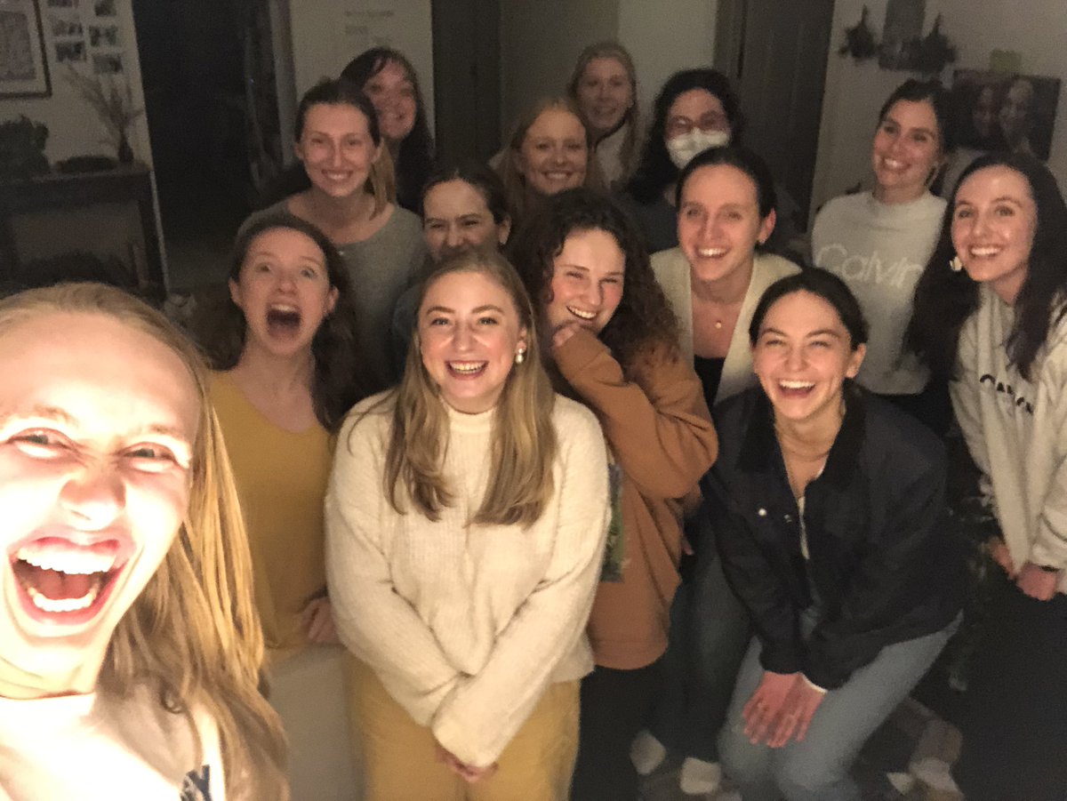 Tonight I hosted my monthly Boston <a href="/holdette/">Holdette</a> community group for recent grad women. 

We talked about our relationships with our bodies, shared some laughs, ate some pizza, and took this photo ♥️

Feeling very grateful 😇