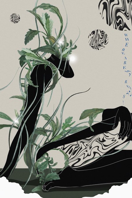 alternate version I'm using for a tote bag design 😌 https://t.co/i18gw7E7se 