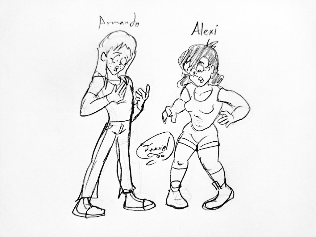 0Estebanbee's tweet photo. Día 25 Tras una acrobacia Fallida
// 26 Cambio de género con su pareja
#FunModeMonth2022 #Amanda #Alexis #AmandaJoshSpitz #AmandaandAline #Paula #rule63 #Accidente #Acrobacia #epicfail #AmandaxAlex #oc #drawing #Art https://t.co/LSmcKOOkqs