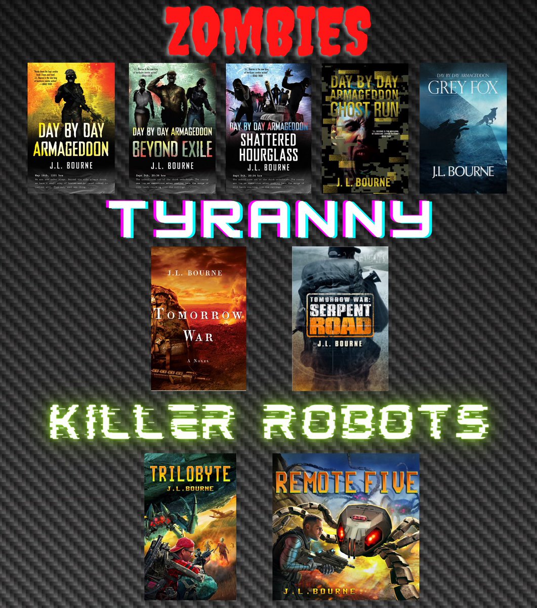 jlbourne's tweet photo. Have you missed any of my titles? https://t.co/7IjH36Yh2T