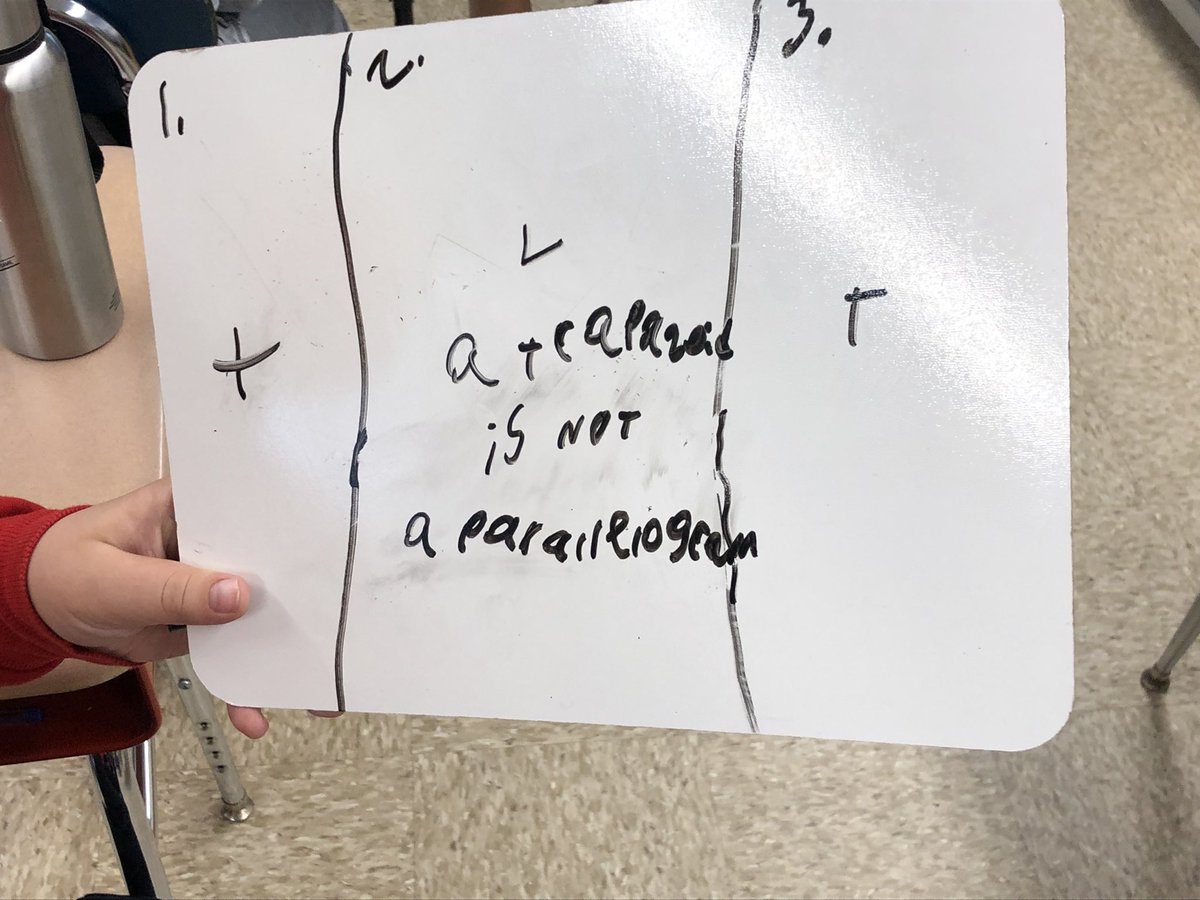 Always a pleasure working with <a href="/Moyer7111/">Denise Moyer</a> 5th graders <a href="/NavesinkSchool/">Navesink School</a>! We are having a blast with Two Truths, One Lie - Math Edition! Check out these geometry examples. #MTPSPride