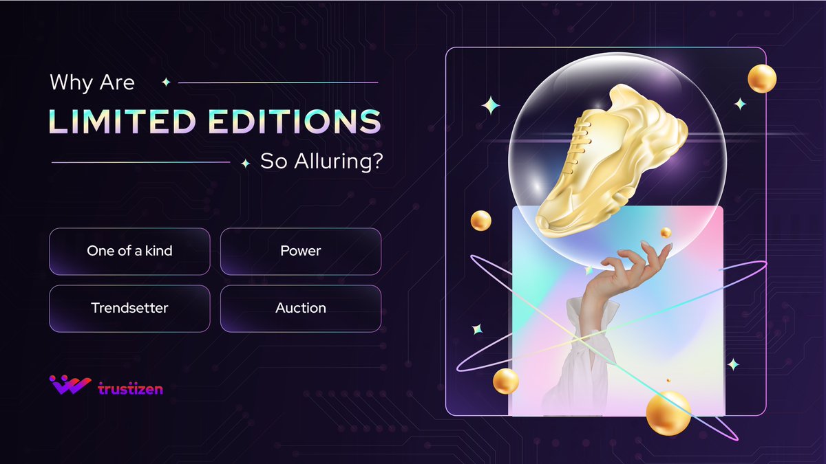 trustizens's tweet photo. 🛍️Each time the world’s famous fashion brands launch a new collection, the phrase “𝗹𝗶𝗺𝗶𝘁𝗲𝗱 𝗲𝗱𝗶𝘁𝗶𝗼𝗻” has created a real “hunting war” in almost every field.🔥

👉🌏Read our medium for more details: https://t.co/nkVi7sVPpY https://t.co/3mQIdrvJNv