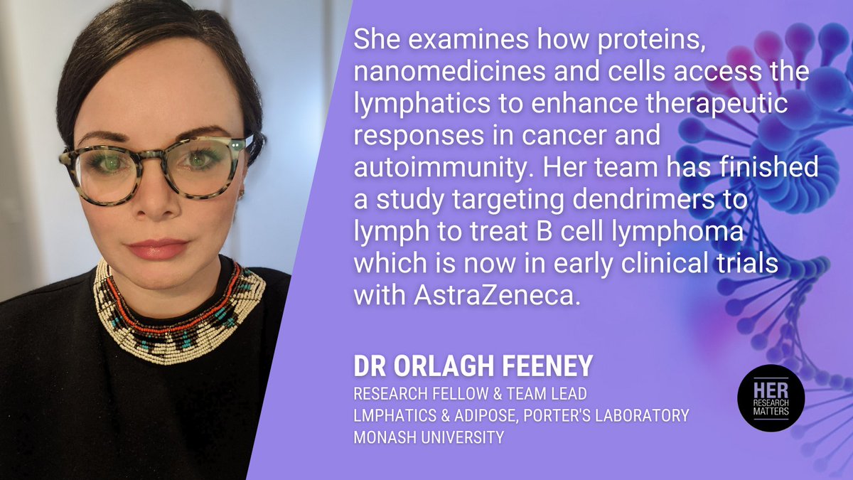 HRM_MIPS's tweet photo. #ResearcherInFocus Dr Orlagh Feeney @0rlagh is a research fellow and team lead in #TheRealPorterLab @MIPS_Australia. She has been working on lymphatic delivery of immunotherapies with the team at MIPS and Halozyme Therapeutics. #WomenInSTEM #WomenInScience #HerResearchMatters https://t.co/aUfEbil5TG