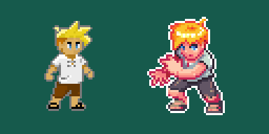 pixeljedi_'s tweet photo. Redrawing my first concept character.
#PixelArt
#pixelartist 
#Cloudgendary https://t.co/8ofde8iVAU