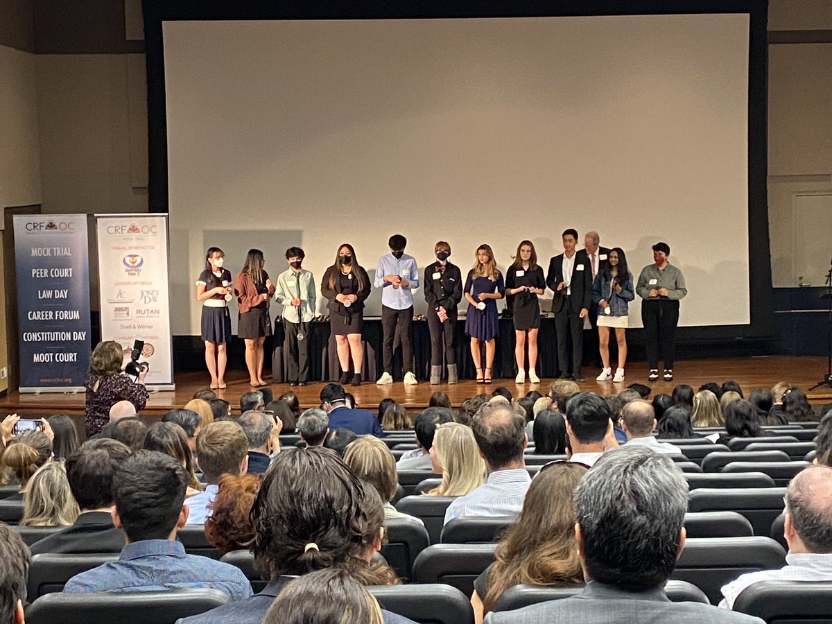 Congrats to <a href="/LaHabraHS/">La Habra High School🏴󠁧󠁢󠁳󠁣󠁴󠁿</a> Zen Rame for receiving an outstanding witness award in the 41st Annual Mock Trial Awards Reception <a href="/CRF_OC/">CRF-OC</a> Congratulations to Troy High school students who also received awards. What an awesome day for <a href="/fjuhsd/">Fullerton Joint Union High School District</a> students!