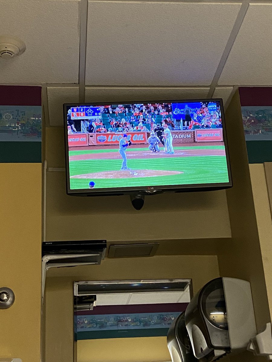 At least I'm not alone in the hospital. Have <a href="/SNYtv/">SNY</a> and <a href="/Mets/">New York Mets</a> to keep me company.
