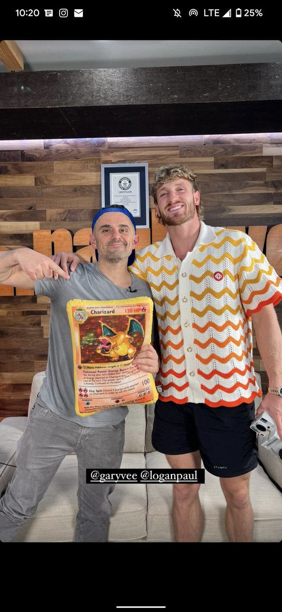atballplayers's tweet photo. This episode of @LoganPaul's @impaulsiveshows is about to be a web3 masterclass 👀 @garyvee https://t.co/3nYojXIyon