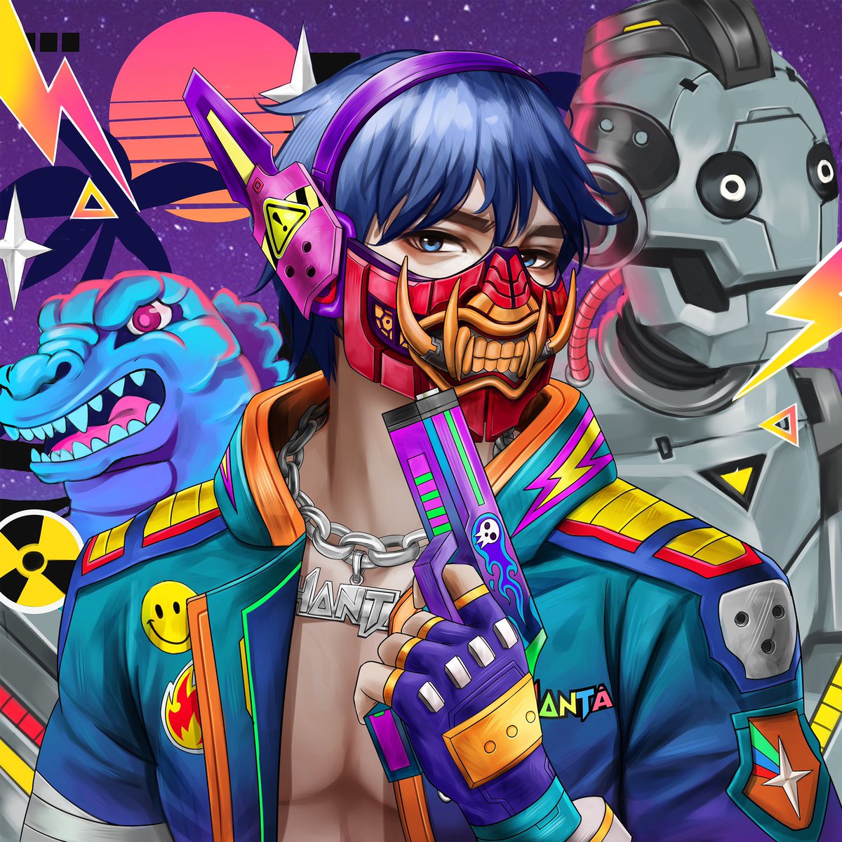 Dragon Mask activated on Nikko.