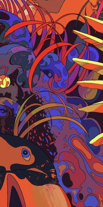 snippets of a new illo~ 