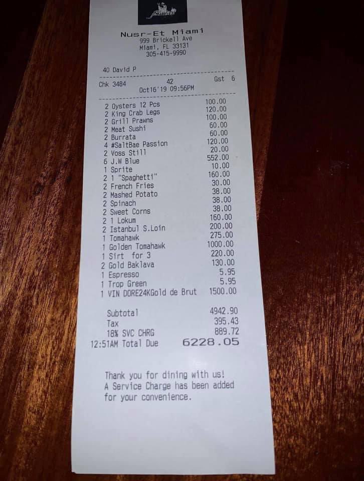 MightyKeef's tweet photo. Left my wallet at home, can someone come pay this? https://t.co/w5zhzsRTqp