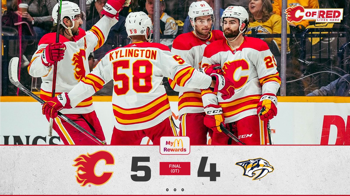 NHLFlames's tweet image. 25 ROAD WINS ON THE YEAR, A NEW FRANCHISE RECORD!

#Flames | cflam.es/MyMcDs
