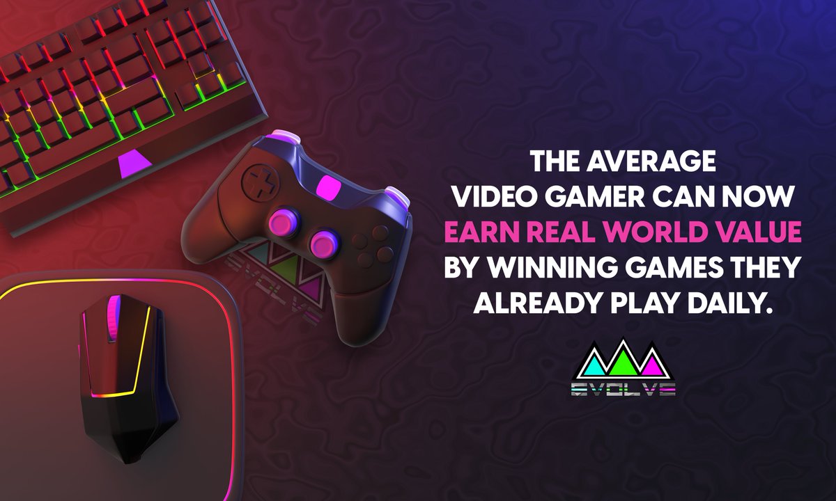EVOLVE coin will revolutionize online gameplay making it possible for all online gamers to monetize their gameplay skills in the world's most popular games! 

#solanaNFTs #Giveaways #crypto #nft #eth #btc #Binance