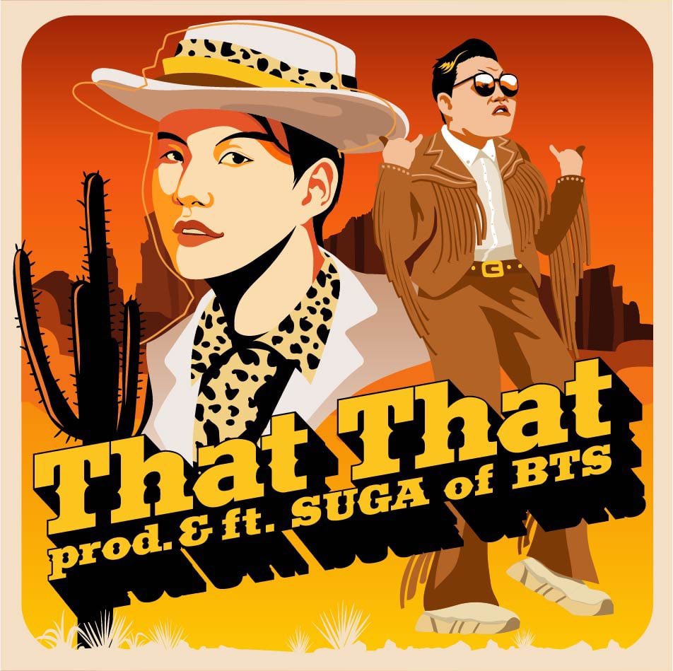 PSY’s new title track “That That” will be produced by and also featuring SUGA of @BTS_twt!