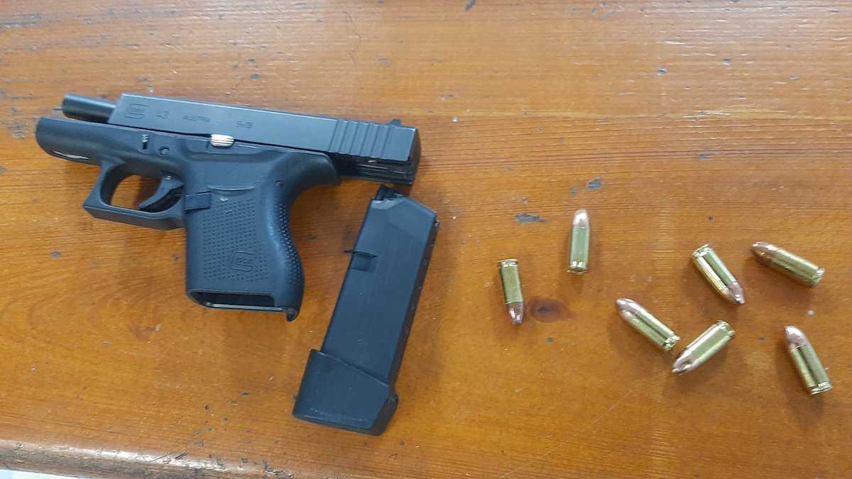 RBPFPolice's tweet photo. *Operation Justroad Takes Another Firearm off Our Streets, 1 Male Arrested.*
On April 23, 2022 Operation #Justroad teams from the South Central (Grove) Division, arrested a male who was found in possession of a firearm and ammunition within the Grove Divisional Boundary. https://t.co/VxozJFAH4r