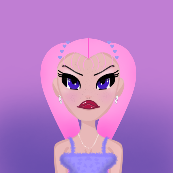 👑Featured NFT👑 
"SpicyXOXO is a spicy girl, she's a bit emotional but because of the style and outfit she's wearing, people won't know she has strong emotions. 
I like style, trendy people, many people inspire my nft. Examples such as models, characters and games" <a href="/itsartcher/">Artcher Añosa</a>