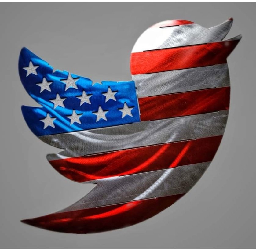 robertsteiger's tweet photo. @elonmusk Elon I think this would be it will be perfect for your new look look for your Twitter  A symbol of freedom An American pride https://t.co/mQXaG0MV4j