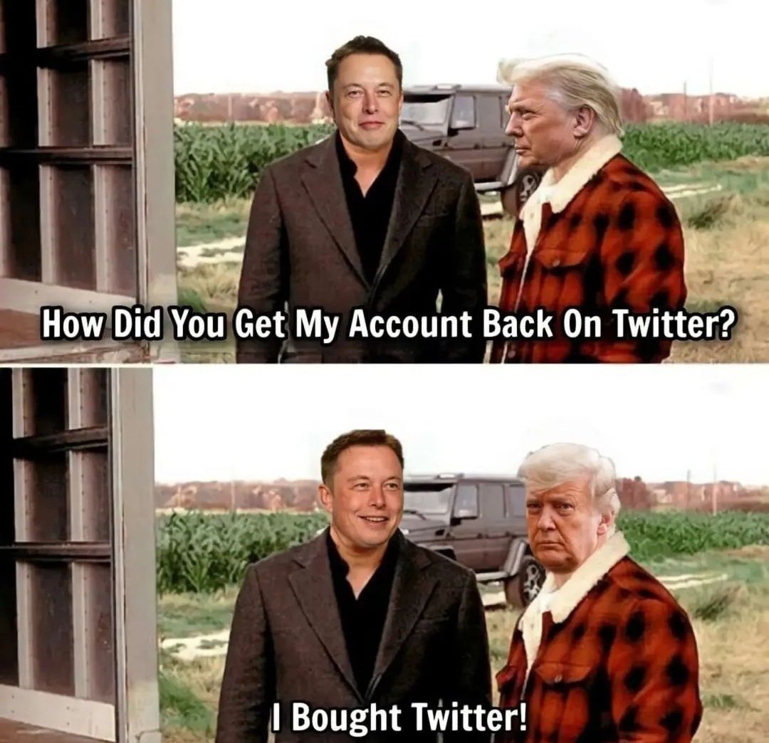 MrCoder63306435's tweet image. All this start starts from this deal!! Between @elonmusk  and Trump, Maybe 🤔 😁 😂
.
.
#dealgonnacomplete #Soon