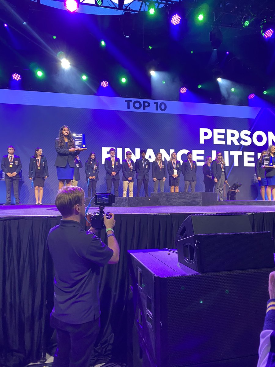 wcsBHSln's tweet photo. BHS DECA has a TOP 10 in the WORLD winner!  Colin Carpenter made it to the International stage to receive his award and made his teacher VERY proud!!  Colin has a very bright future!! https://t.co/abERosEGvI