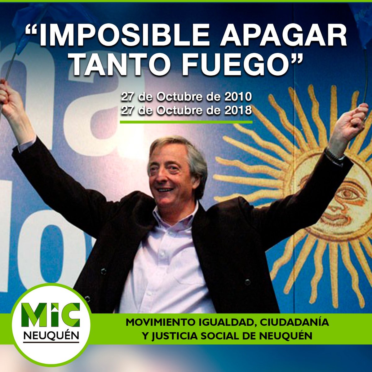 AdrianUrrutia0k's tweet photo. ... recordamos que #NestorPudo✌y por eso siempre estará en nuestros corazones y en nuestra militancia diaria.
🐧 #NéstorKirchner presente a 🗳 19 años de aquella elección histórica ✌🏾
@pietragallahora https://t.co/ubeoWNhyLc