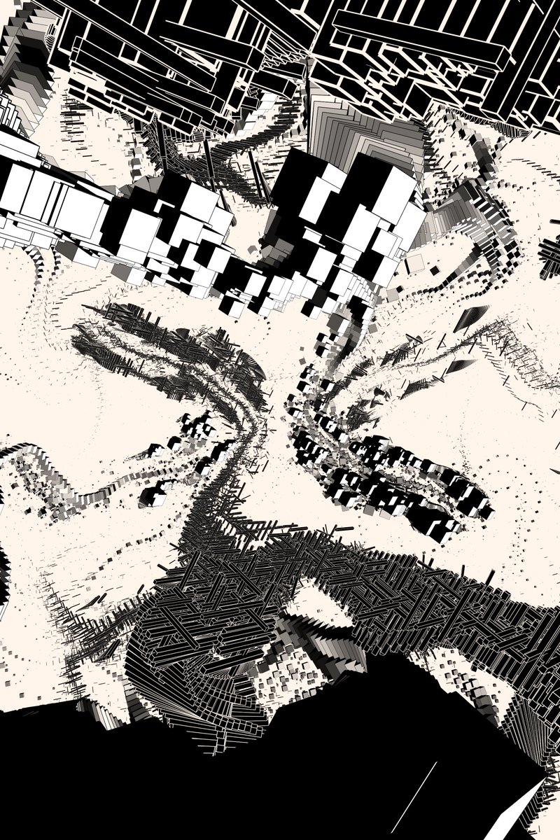 KilledByAPixel's tweet photo. "In supersymmetry, each particle from one class would have an associated particle in the other, known as its superpartner." @iRyanBell + @KilledByAPixel #generativeart #fxhash #fxcollab #superpartners https://t.co/LN8vaD99am