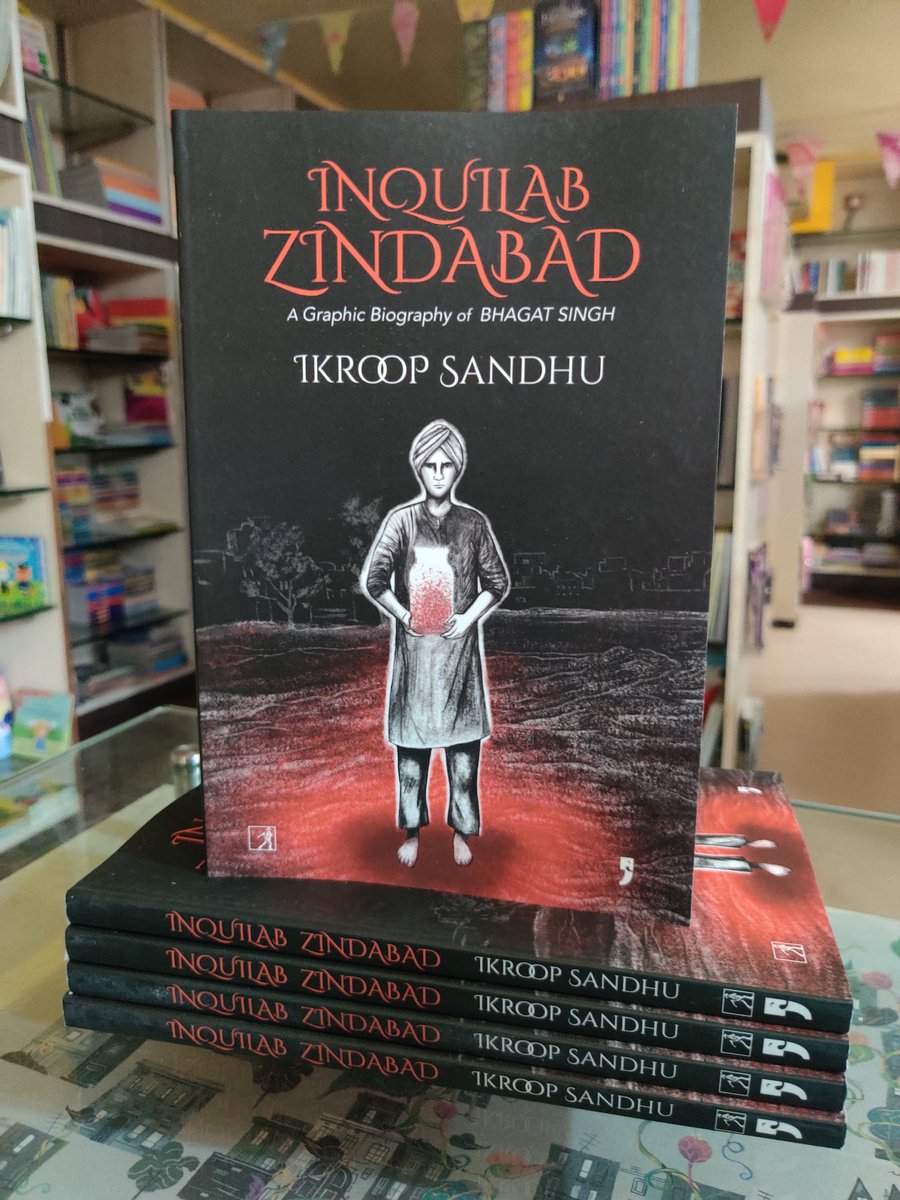 StorytellerKol's tweet photo. NEW ARRIVALS

In Inquilab Zindabad @IkStars details the life of a national icon, Bhagat Singh and his journey toward revolutionising the Indian freedom struggle, the people and events that influenced this quest.

Shop here - https://t.co/uCjyM7W3XI https://t.co/qCg5SEZ2th