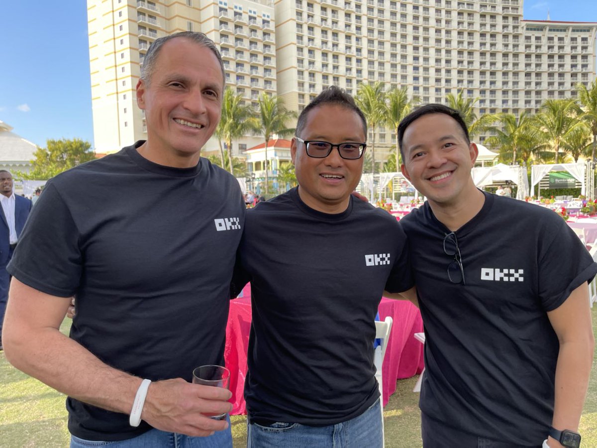 Day 1 #OKX sponsored the Welcome Reception <a href="/cryptobahamas/">Crypto Bahamas</a> 🌴

Come chat with us if you're here #Cryptobahamas 👋