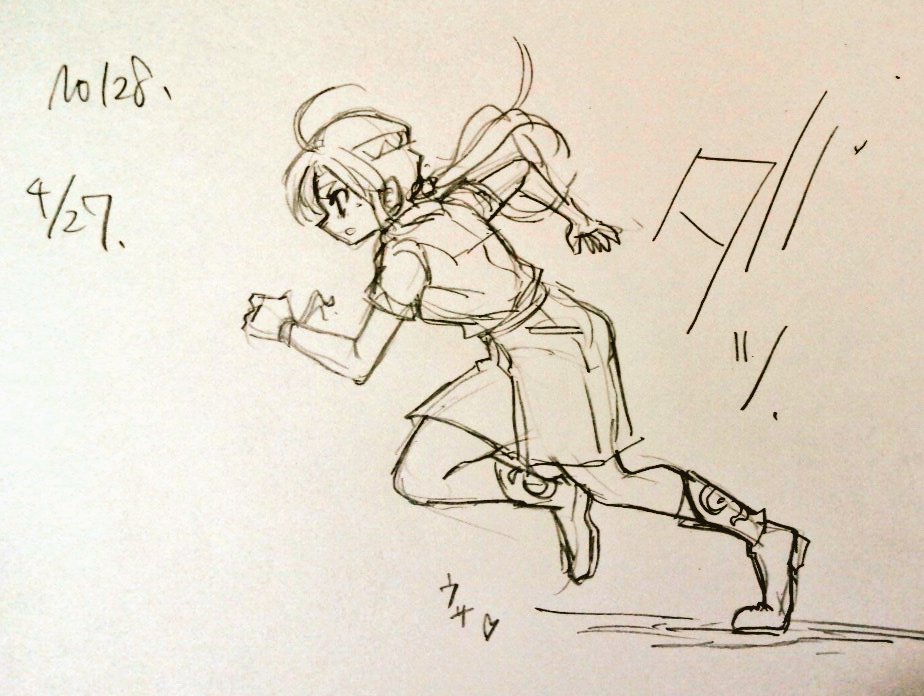 #一日一模写Ⅱ 128/365 