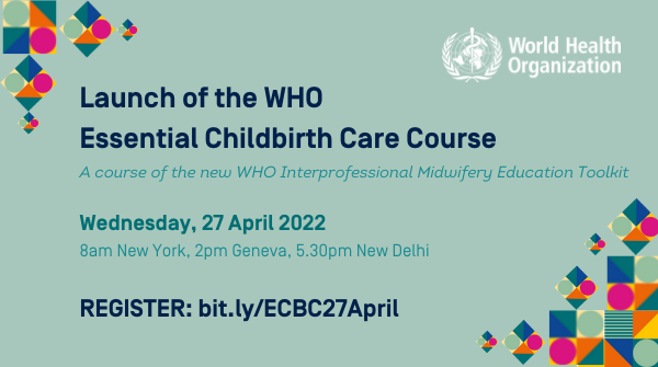 BirthPlaceLab's tweet photo. Stay tuned for a rich panel discussion featuring country speakers &amp; global partners (including BPL postdoc. fellow @Mayra_K11) at the launch of Essential Childbirth Care Course #ECBC on Apr 27, 2022 at 5:00 a.m. PST! 🌅

Register → https://t.co/DZuV6JOtmv https://t.co/fdFPSWeHbQ