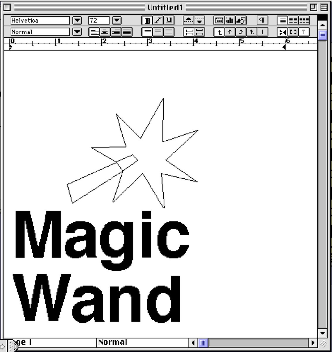 magicwandpod's tweet photo. for years they told me I could never design in Microsoft Word 5.1 and today I prove them all wrong https://t.co/ImBYT6dSO7