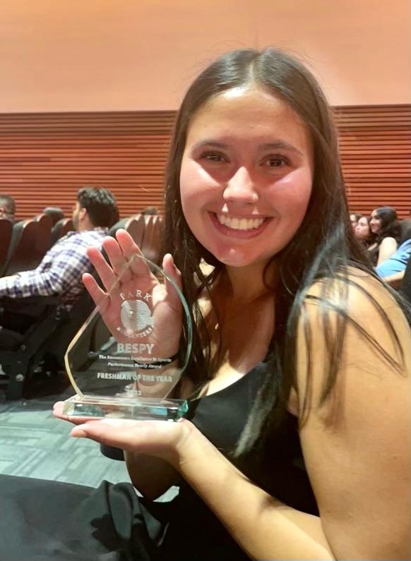 Coach Annika/Alum Annika is also Park University Freshman of the Year! What hasn't she accomplished this year? #WildcatProud