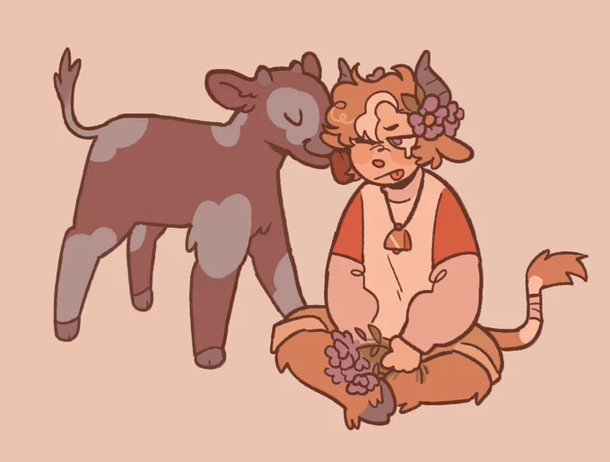 just a couple of cows hangin out🐄 
