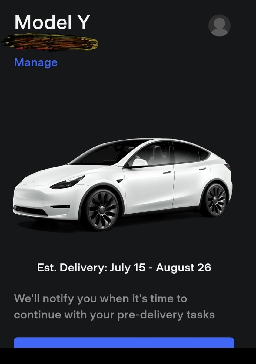 I'm hoping I get it during the time listed, or earlier! I'm so excited to get my new electronic vehicle!

#teslamodely #newridetesla