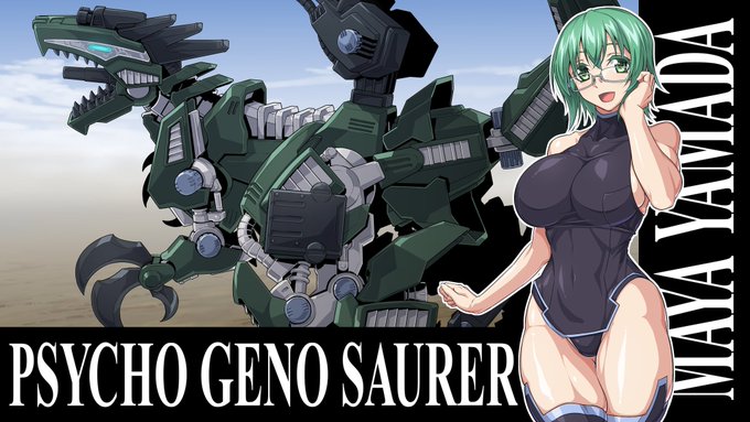 #ロボの前にキャラがいる絵 