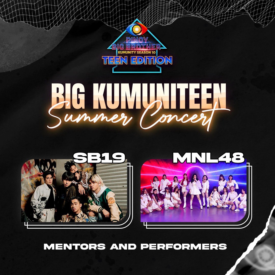 PBBabscbn's tweet photo. Sa pagpasok ng SB19 at MNL48 sa Bahay ni Kuya, sila ay binigyan ng task ni Kuya para gabayan ang mga housemates sa nalalapit na Big Kumuniteen Summer Concert

Watch na sa mga ganaps with SB19 at MNL48 sa PBB 24/7 sa pbbhouse on Kumu https://t.co/q6AKFrv4ZN #PBBTargetShootTask https://t.co/3uM91xF9H7