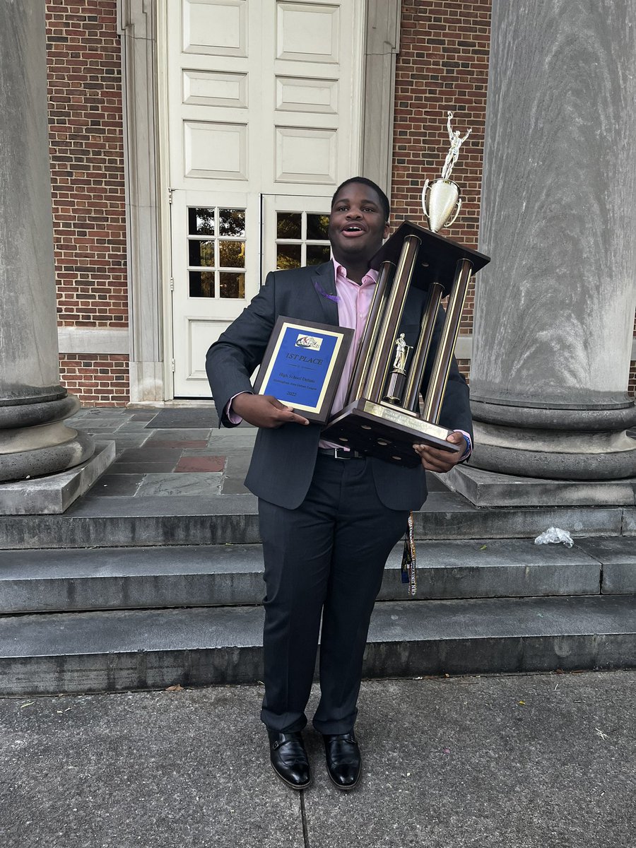 calebharrell93's tweet photo. Not sure who cares but I just won my second debate tittle in a row and went undefeated on the season ‼️ #morethanathelete https://t.co/7JQiAphIu2