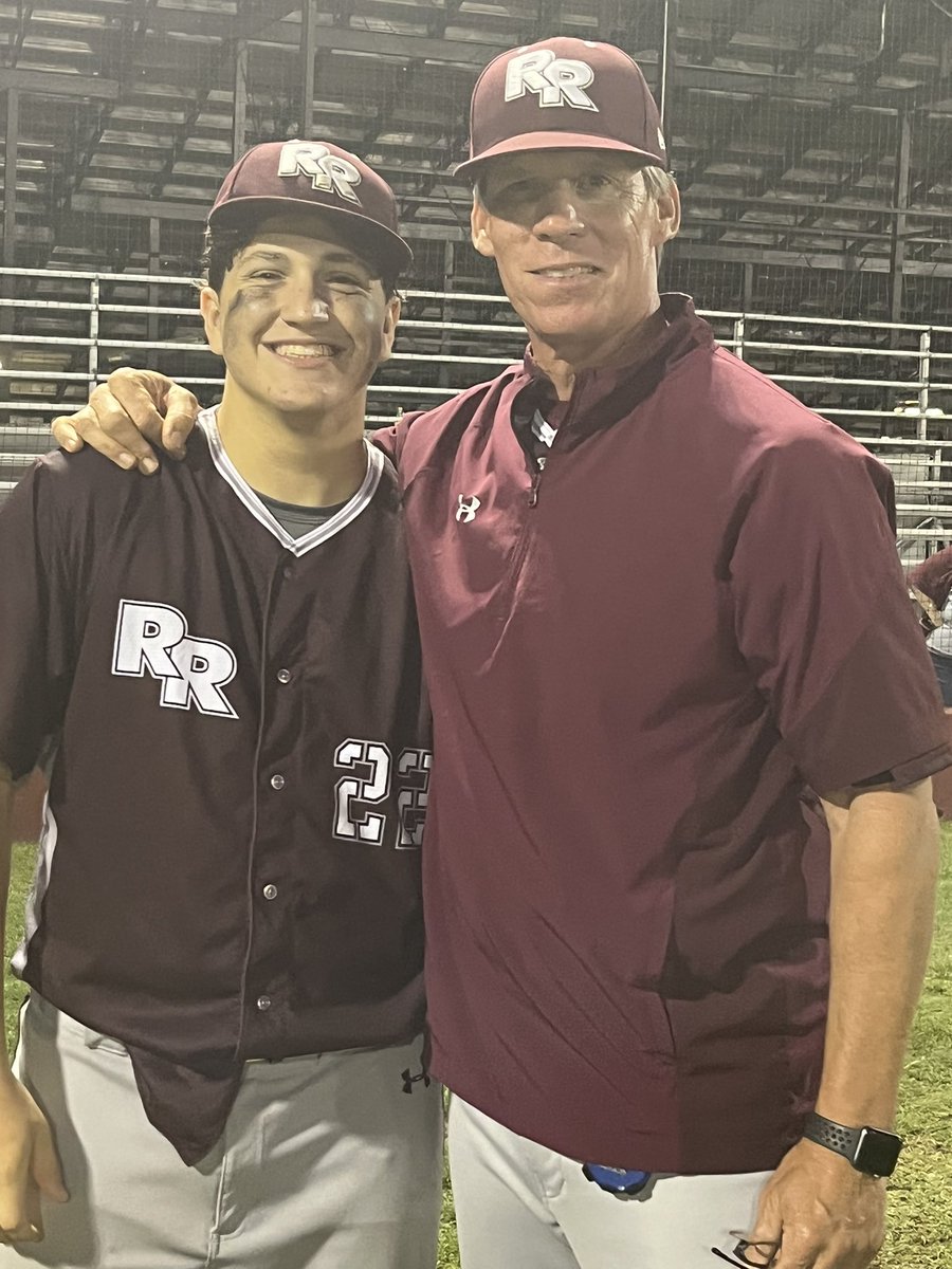 stickler_eliott's tweet photo. Wrapped up my sophomore season tonight. 5IP, 6 Ks, 1 earned run. 1-1 with 2 RBIs. A big W for our team.  Special thank you to Coach Elizondo. I appreciate you @Rockhardball @TheCanesSW #RRHS2024 https://t.co/oXLI8jGrpR