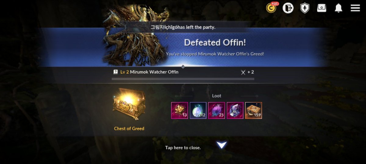 HewissLamilton's tweet photo. Well, that was fun.
Crafted my first chaos accessory!
Well done @BlackDesertM_en for this co-op rush, we need more! 😂
#Blackdesertmobile #Coop #Offin https://t.co/FTW4BEjNUU