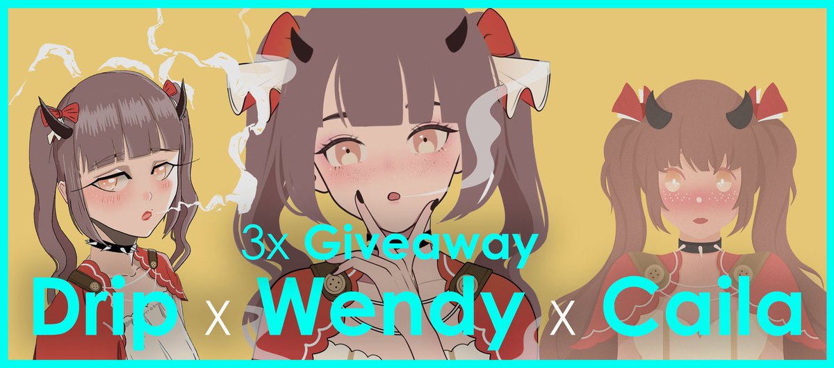 🔥3x Giveaway🔥
🥇 Little Wendy
🥈 Caila
🥉 DRIP multiverse

Rules:
⚡️Follow <a href="/moji__moii/">moji_moii</a> , <a href="/Aprilsnft_art/">Aprils NFT Art</a> , <a href="/baptizedbuddha/">DRIP Multiverse</a> 
⚡️Like &amp; Retweet
⚡️Tag 3 friends

Winner will be announced 30th April - 12.00pm (GM+7)

#NFTCommunity #NFTGiveaway #NFTGiveaways #NFT #NFTProject